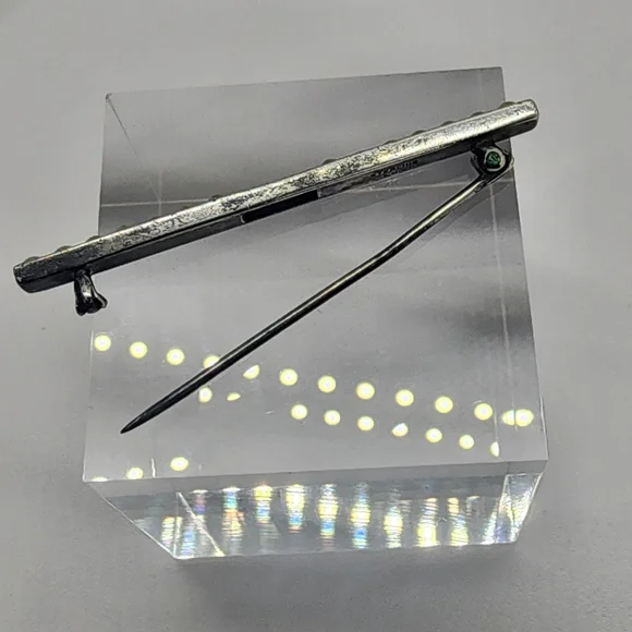 Sterling Sliver Seed Pearl Brooch Signed By C&H Co - Picture 13 of 15